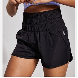 Free People Movement Black Shorts